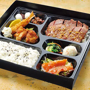 リブロースステーキ幕の内弁当