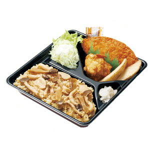 洋風きのこごはん弁当